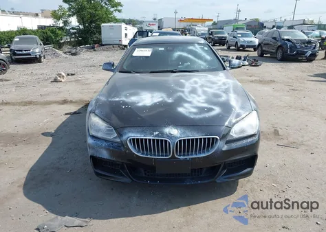 2015 BMW 650I Gran Coupe из США, поврежденный, VIN WBA6B2C50FGB99655